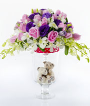 Happy Birthday Flowers: Crystal
