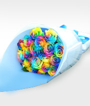 Birthday Bouquet: Rainbow Sky