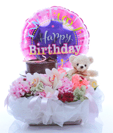 Birthday Flowers: Happy Birthday